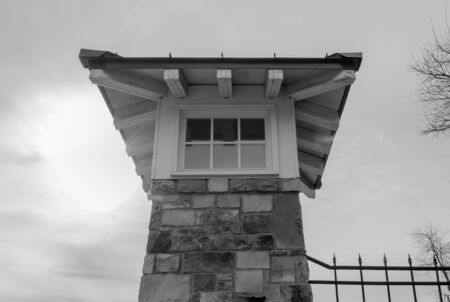 Black and white center version, justification - Taken on December 20, 2015 in Norcross, GA