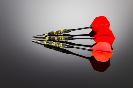 Taken on February 24, 2016 - Darts of the gameの写真素材