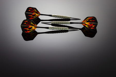 Taken on February 24, 2016 - Darts of the gameの写真素材