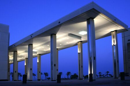 Columns and twilight urban escape