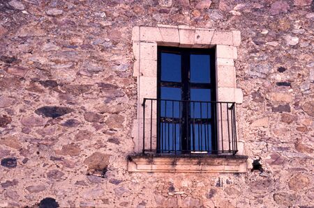 Stone windowの写真素材