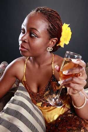 Caribbean wine cheeringの写真素材
