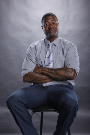 Confident African business manの写真素材