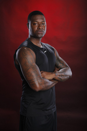 Derfiantly confident black guyの写真素材