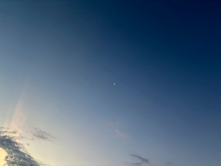 Clouds in the blue skybe used as background.の写真素材