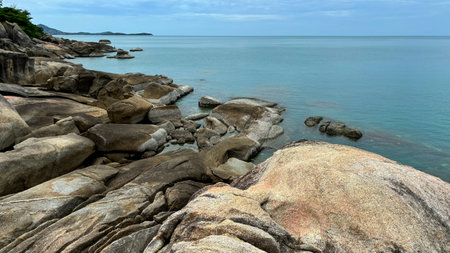 The view of the sea from Lat Ko Viewpoint, Koh Samui, Thailand