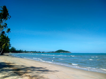 Beautiful tropical beach and sea in Koh Samui, Thailand.の写真素材