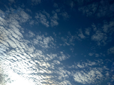 clouds in the blue sky background. Sky with clouds weather nature cloud blue.