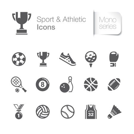 Sport athletic related icons Sport athletic related icons