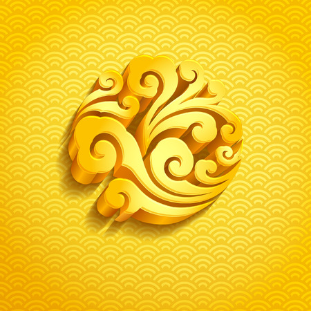Chinese new year backgroundのイラスト素材