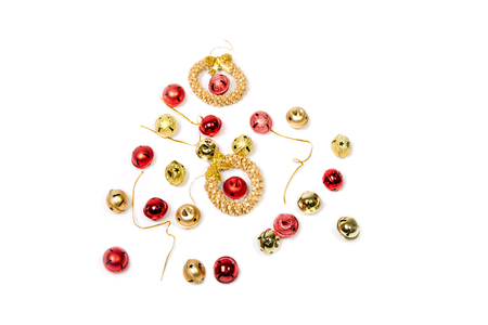 Colored ornaments for the Christmas time upcomingの写真素材