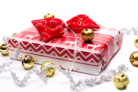 colorful Christmas decoration accessories for the holiday spiritの写真素材