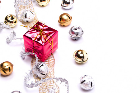 colorful Christmas decoration accessories for the holiday spiritの写真素材