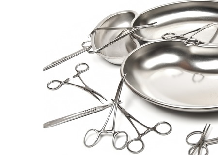 common surgery tools in emergency medical practiceの写真素材