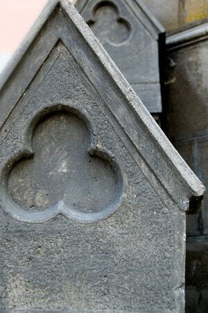 architecture detail and design of concrete coverの写真素材
