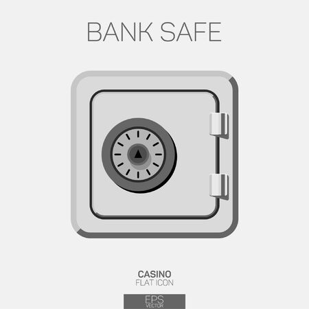 Bank security safe vector iconのイラスト素材