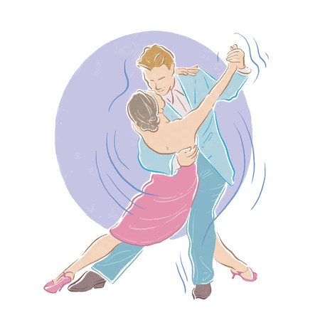 double danceのイラスト素材