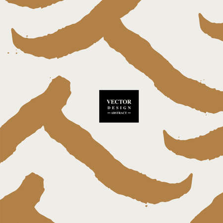 Calligraphic effect abstract patterns, repeated graphics, vector patternsのイラスト素材