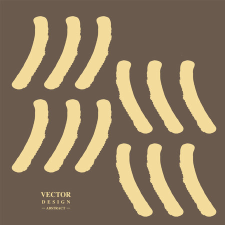 Slanted brushes, abstract patterns, river imagery, roof imagery.のイラスト素材