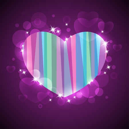 abstract background with heart, vector eps 10のイラスト素材