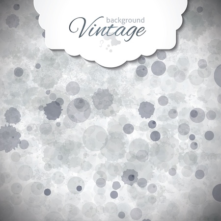 vector vintage watercolor backgroundのイラスト素材
