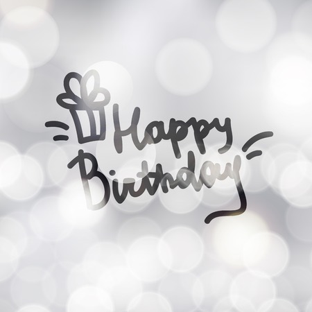 happy birthdayのイラスト素材