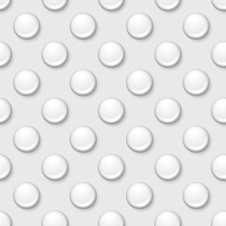 vector seamless pattern of drops, round bubbles in silver colorのイラスト素材