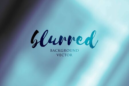 Blue blurred background of abstract lines and shapes.のイラスト素材