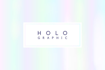 vector holographic white abstract background, rainbow textureのイラスト素材