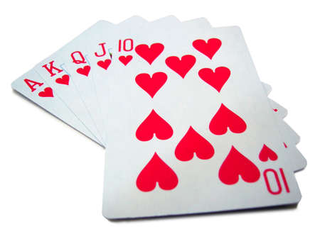            Royal flush-Playing cards