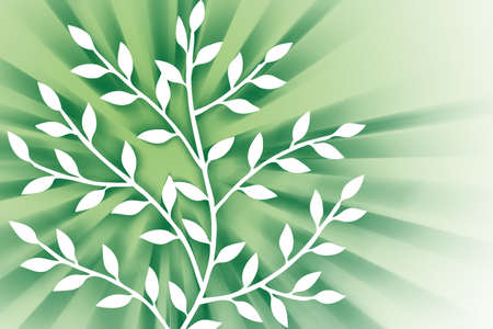 Abstract leaves and branch background
