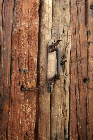 old brown rustic wood detail byの写真素材