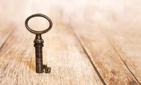 Key and success - life coaching concept with copy spaceの写真素材