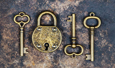 Keys to success, life coaching, motivation or business solution bannerの写真素材