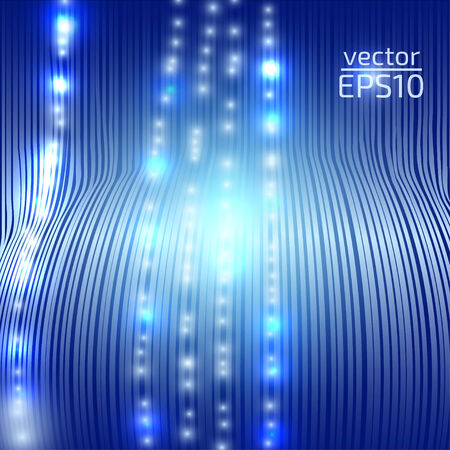 vector illustration. Colorful blue background with glow lineのイラスト素材