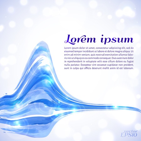 Abstract  background with watercolor element and glowのイラスト素材