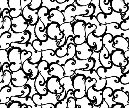 illustration. seamless pattern of twirlのイラスト素材