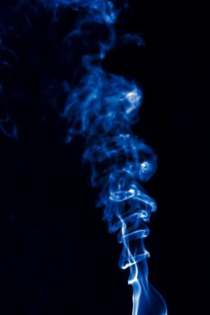 blue smokeの写真素材