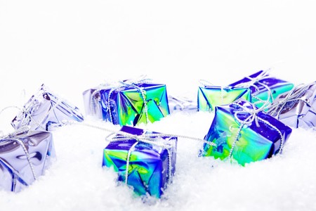 Gift in snow