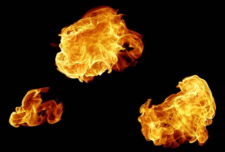 Fire Ballsの写真素材