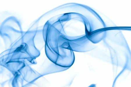 Blue smokeの写真素材