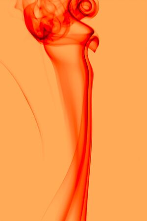 Abstract background of red smoke waves.の写真素材