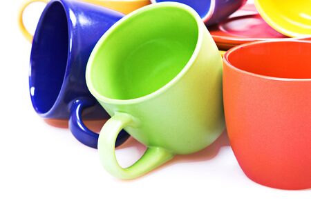 Color cups の写真素材