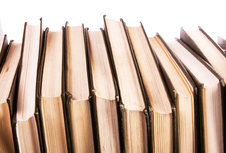 books isolated on a white backgroundの写真素材