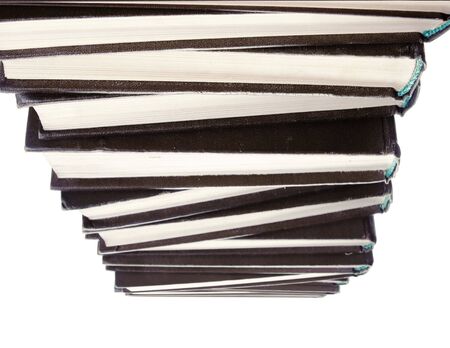 books isolated on a white background