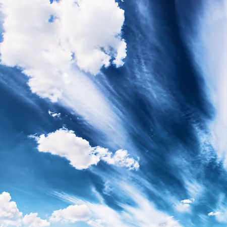
colorful bright blue sky background