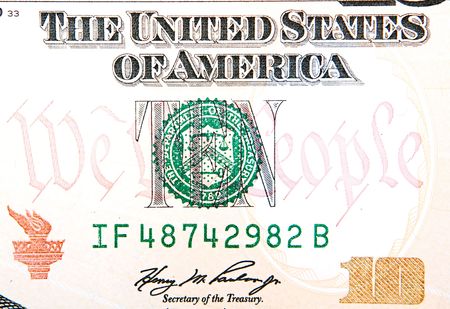 american dollar close up background