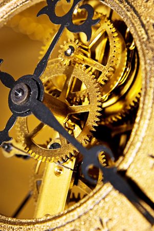 Old clock close up viewの写真素材