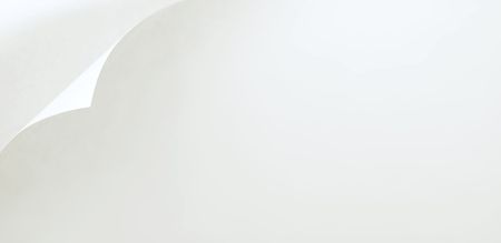 Paper page with curl, copy space for your text.の写真素材