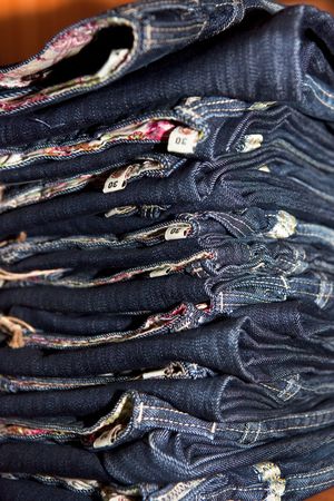 Stack of jeans.
の写真素材